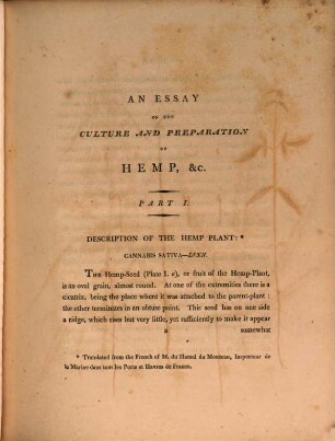 A treatise on hemp, including a comprehensive account of the best modes of cultivation and preparation as practised in Europe, Asia and America