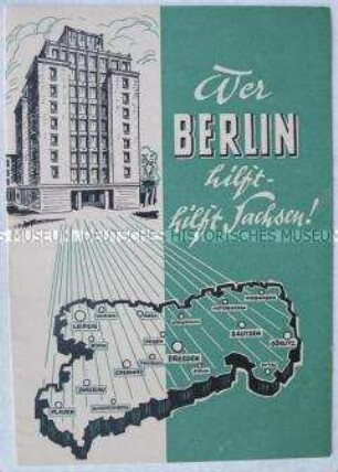 Propagandaschrift für das nationale Aufbauprogramm Berlin
