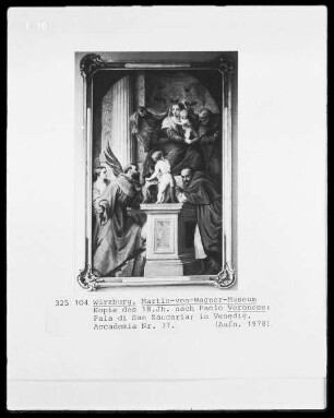 Heilige Familie mit Johannesknaben und den Heiligen Franziskus und Hieronymus