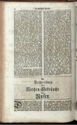 III. Beschreibung Der Kirchen-Gebräuche Der Russen