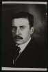 Hofmannsthal um 1912: Passbild mit Stempel und Unterschrift