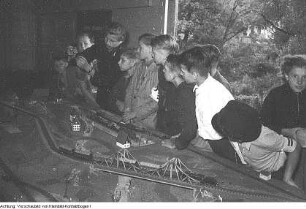 Ferienlagerzug der Reichsbahndirektion (RBD) Erfurt, Juli 1953