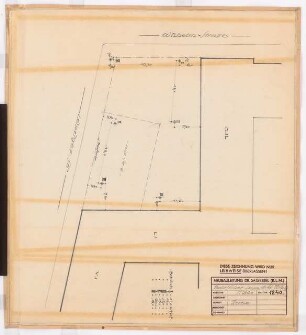 Reichsluftfahrtministerium, Berlin: Bohrlöcher: Lageplan 1:200