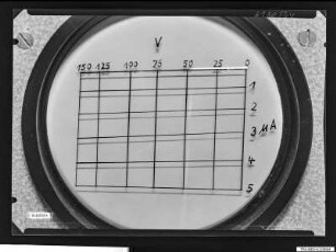 Kennlinienschreiber für Silicium-Flächen-Dioden, Detail, Foto 1961