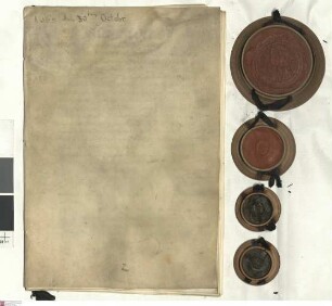 Kodizill zum Testament Landgraf Ludwigs VI. von Hessen-Darmstadt