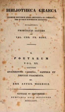 Anacreontis quae feruntur Carmina