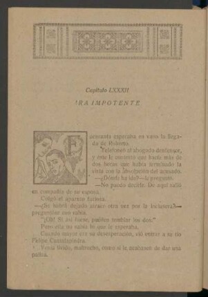 Capítulo LXXXII - Ira impotente