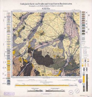 [5306] Euskirchen, Geologische Karte von Preußen und benachbarten Bundesstaaten