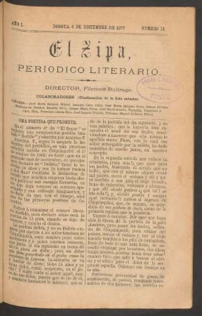 1877,1,18: año 1, número 18 (6 de diciembre de 1877)