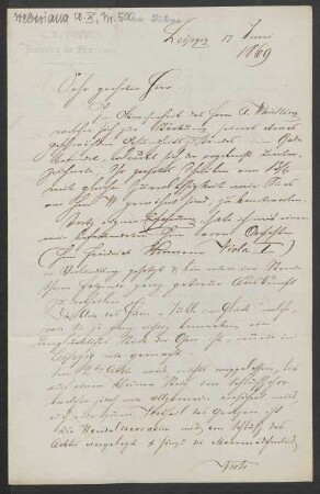 Brief an Friedrich Wilhelm Jähns : 17.06.1869