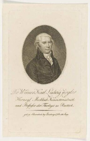 Bildnis des Werner Karl Ludwig Ziegler