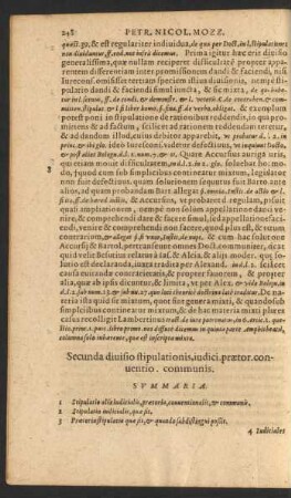 Secunda divisio stipulationis, iudici. praetor. conventio. communis.