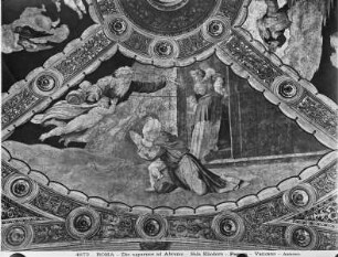 Malerische Ausstattung — Gewölbemalerei — Gott erscheint Moses