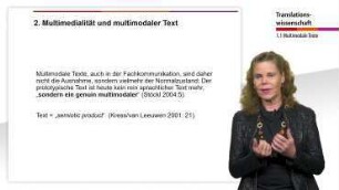 Multimodale Texte in der Übersetzungspraxis (Teil 1/7)