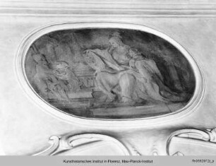 Galerie berühmter Mitglieder der Familie Della Gherardesca : Tugendallegorien : Athena(?)