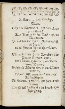 Erklärung des Kupfer-Blats.