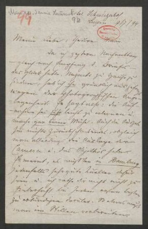 Brief an Marie von Bülow : 09.07.1894