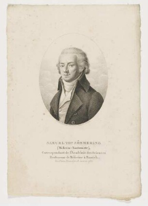 Bildnis des Samuel Th. Sömmering