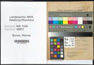 Entnazifizierung Werner Burow , geb. 21.08.1912 (Melker)