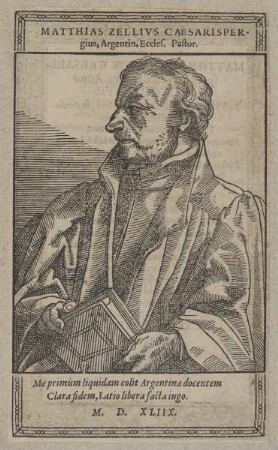Bildnis des Matthias Zellivs