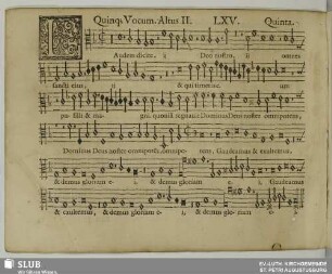 LXV. Laudem dicite Deo nostro