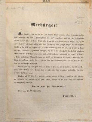 Mitbürger!