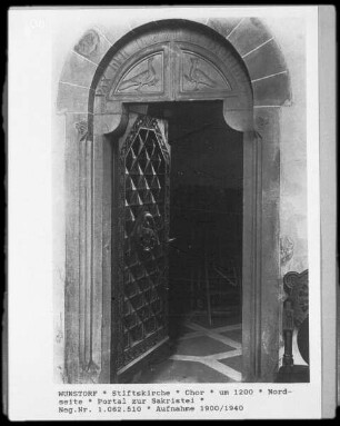 Portal zur Sakristei