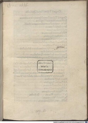 Gregorii Tiferni Poetae Opuscula : [1-3], [1]