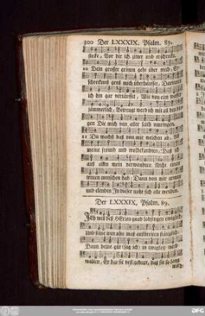Der LXXXIX. Psalm. 89.