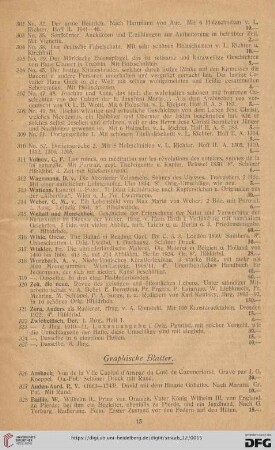 Graphische Blätter (Nr. 326 - 493)