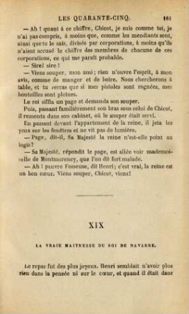 XIX. La vraie maitresse du roi de Navarre