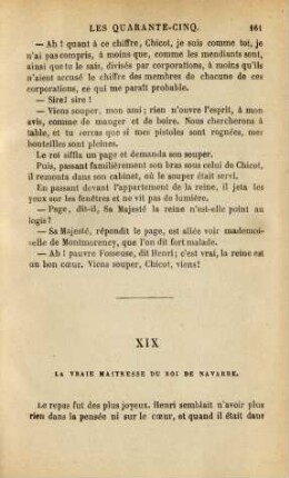 XIX. La vraie maitresse du roi de Navarre