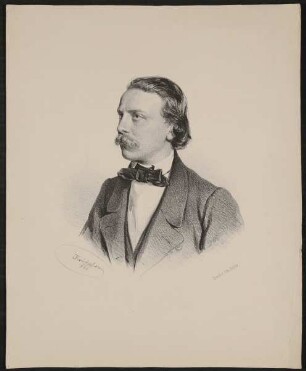 Material zu Hugo August Peter von Hofmannsthal sen.: Portrait des Chormeisters des Wiener akademischen Gesangsvereins Prof. Rudolf Weinwurm