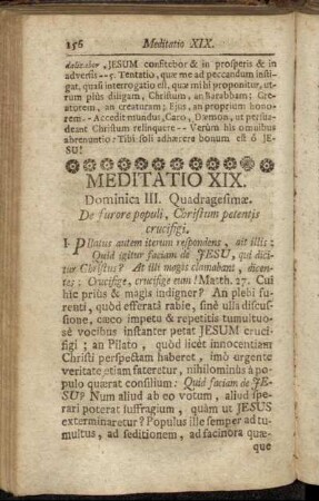 Meditatio XIX. Dominica III. Quadragesimæ. - Meditatio XXI. post Dominicam III. Quadragesimæ.