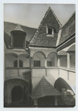 Innenhof des Bummerlhauses, Steyr: Ansicht