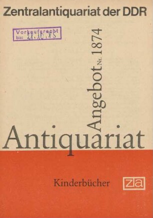 Nr. 1874: Kinderbücher