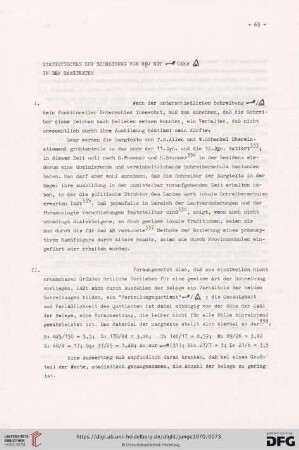 II. Schlüsse zur Geographie