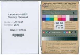 Entnazifizierung Heinrich Bauer , geb. 27.10.1910 (Betriebsleiter)
