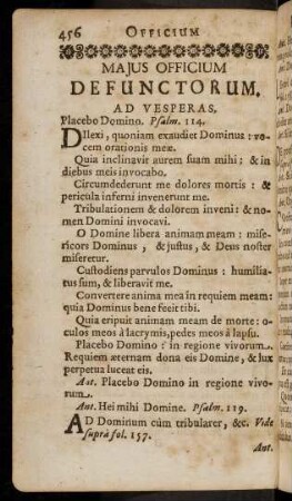 456-466, Ad Vesperas; ...
