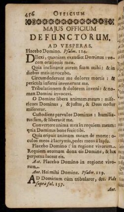 456-466, Ad Vesperas; ...