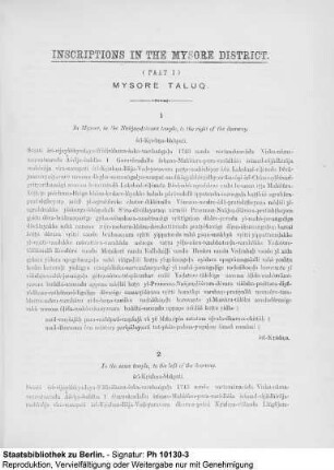 Mysore Taluk