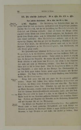 III. Die römische Kaiserzeit, 30 v. Chr. bis 476 n. Chr.