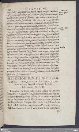 Melchior Junius Witebergensis