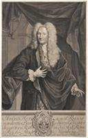 Johann Heinrich Russe, vorderster Bankier und Genannter des Grössern Rats; geb. 21. November 1656; gest. 20. Juni 1728