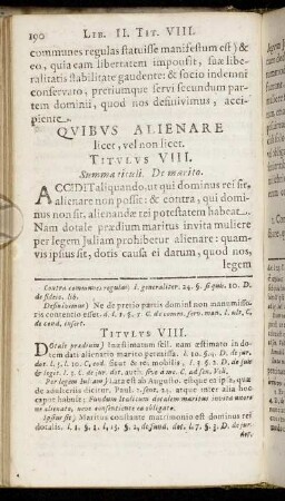 Titulus VIII. - Titulus XIII.