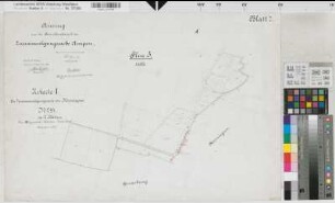 Meiningsen (Soest), Zusammenlegung Meiningsen, Bl.6 Urkarte I Ampem Flur 3