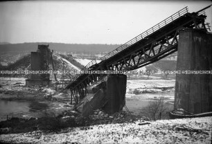 Gesprengte Brücke bei Merzig