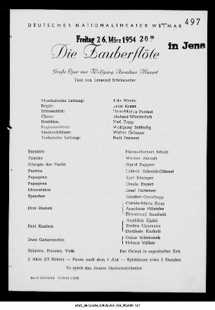Die Zauberflöte