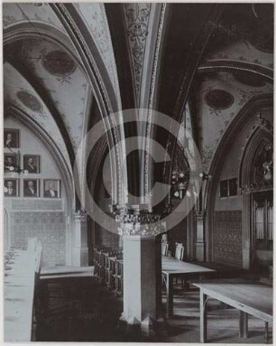 Fürstenzimmer des Breslauer Rathauses mit Gewölbe