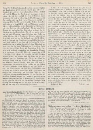295-298 Kleine Kritiken